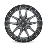 Felga aluminiowa D680 REBEL Matte Gun Metal Black Bead Ring FUEL - 3