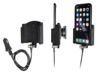 Uchwyt do Apple iPhone Xr z wbudowanym kablem USB oraz ładowarką samochodową - 2