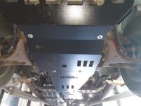 Osłona skrzyni biegów Mitsubishi Pajero 4 / Montero 4 2006-2014 czerwona - 5