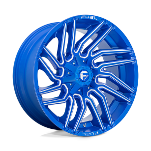 Felga aluminiowa D774 TYPHOON Anodized Blue Milled FUEL