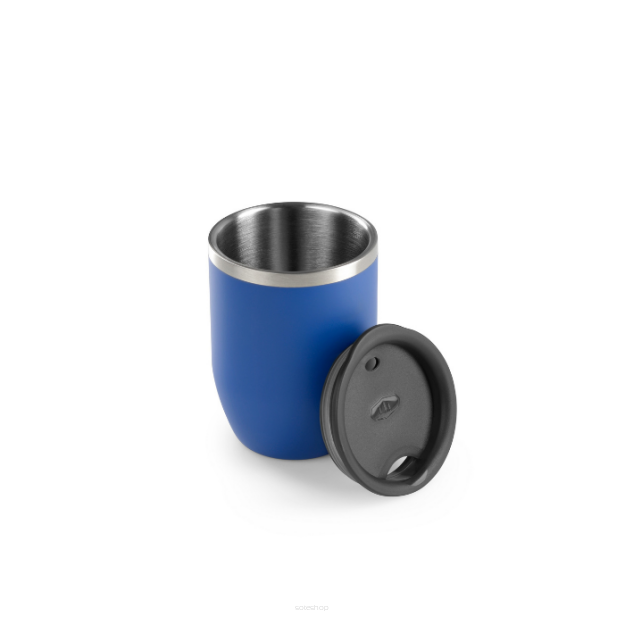 Kubek turystyczny z pokrywką Glacier Stainless Doppio 192ml niebieski GSI