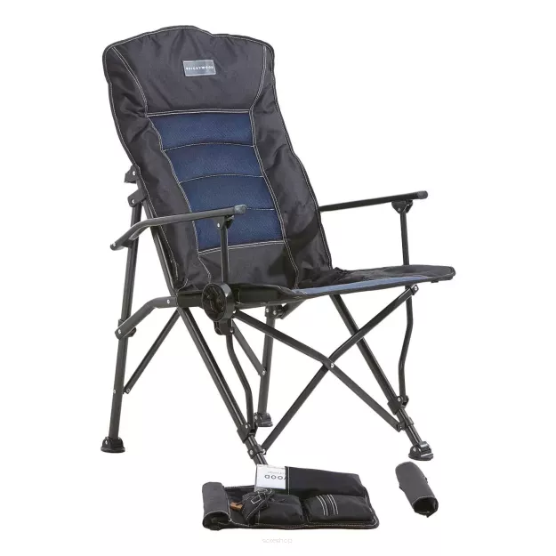 Fotel krzesło turystyczne VICKYWOOD CAMP SUMMIT Czarne