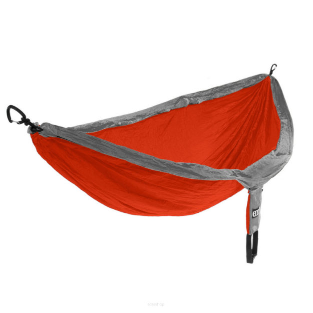 Hamak dwuosobowy DoubleNest pomarańczowy szary ENO