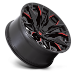Felga aluminiowa D823 Flame Gloss Black Milled W/ Candy RED Fuel - 2