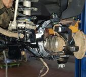 Wzmocnienia przedniego mostu Dana 30 Jeep Wrangler JK 2007-2018 zestaw 1 - 4