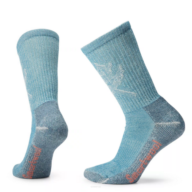 Skarpety trekkingowe damskie wełna merino Hike Classic Edition Light Cushion Leaf Pattern Crew Smartwool 38-41