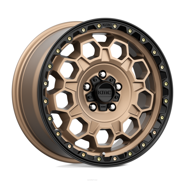 Felga aluminiowa KM545 TREK Matte Bronze W/ Black Lip KMC