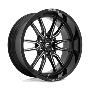 Felga aluminiowa D761 CLASH Gloss Black Milled FUEL