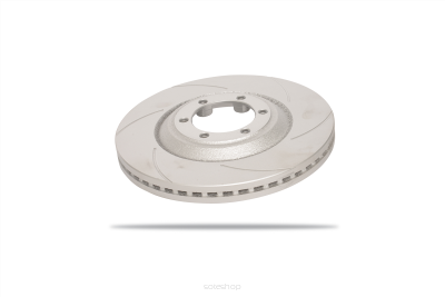 Pedders Slotted Geomet Coated Rotor