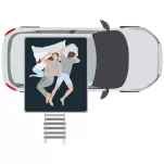 Namiot dachowy Vickywood Mighty Oak Light / Grafitowo - Piaskowy - 8