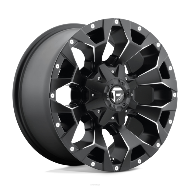 Felga aluminiowa D546 ASSAULT Matte Black Milled FUEL