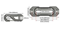 Ślizg z hakiem z magnesem- X-Bull - 3