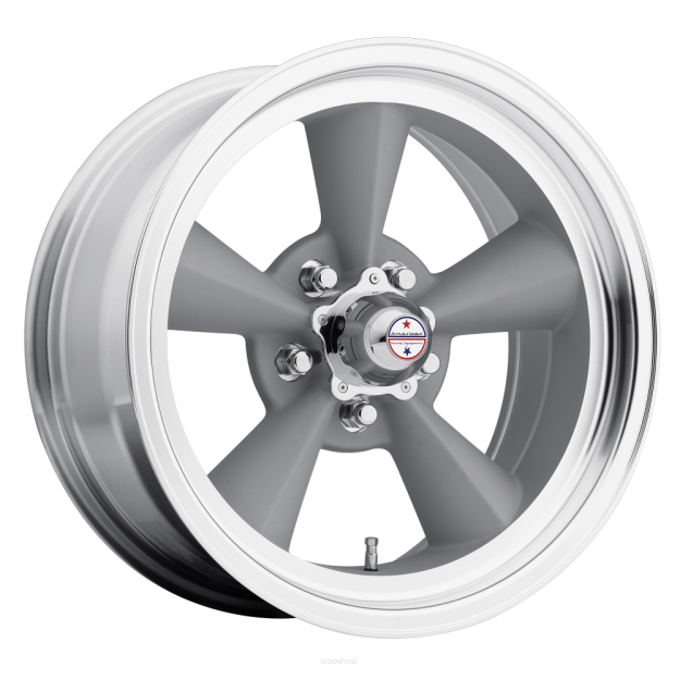 Felga aluminiowa VN309 TT O Vintage Silver W/ Machined Lip AMERICAN RACING