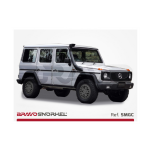 Snorkel, wlot powietrza Bravo MERCEDES G CLASS W460 / 461 / 463 (1979 - 2018) PRAWY - 4
