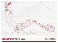Snorkel, wlot powietrza Bravo MERCEDES G CLASS W460 / 461 / 463 (1979 - 2018) PRAWY - 3