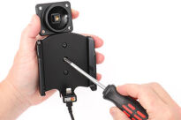 Uchwyt do Apple iPhone 13 z wbudowanym kablem USB oraz ładowarką samochodową - 5