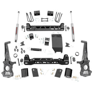 Zestaw zawieszenia dla modeli z fabrycznymi aluminiowymi zwrotnicami Rough Country Lift 6"