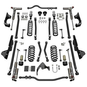 Zestaw zawieszenia Alpine CT4 z amortyzatorami Falcon 3.3 Fast Adjust Piggyback Lift 4" TeraFlex - Jeep Wrangler JK 07-18 2 Drzwi