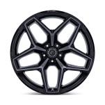 Felga aluminiowa FLUX Gloss Black Brush Fc Gray Ddt FUEL - 3