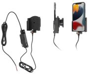 Uchwyt do Apple iPhone 13 z wbudowaną ładowarką samochodową do instalacji na stałe - 2