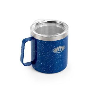 Kubek turystyczny z wieczkiem Glacier Stainless Camp Cup 444ml niebieski GSI