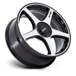Felga aluminiowa PE003 P2E Gloss Black W/ Machined Face PETROL - 2