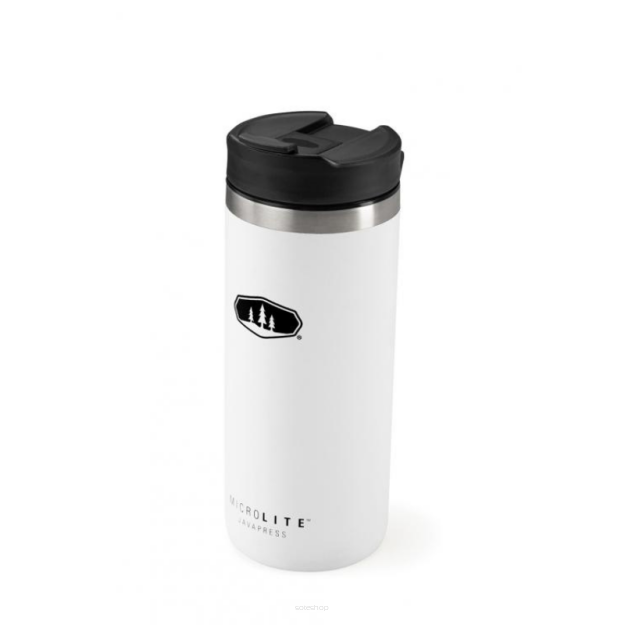 Turystyczny zaparzacz do kawy w kubku termicznym Microlite Javapress biały GSI Outdoors