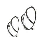 Osłony reflektorów stalowe czarne przód Smittybilt - 3