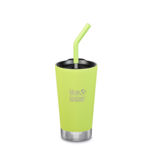Termiczny kubek ze słomką Tumbler Vacuum Insulated 473ml Żółty KLEAN KANTEEN