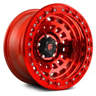 Felga aluminiowa D100 Zephyr Beadlock Candy Red Fuel