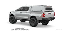 RSI Evo Commercial Canopy / Hardtop Toyota Hilux Revo X-Cab - 4