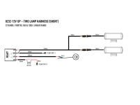 Wiązka do montażu dwóch lamp LAZER - 2