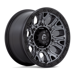 Felga aluminiowa D825 TRACTION Matte Gunmetal W/ Black Ring FUEL