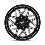 Felga aluminiowa MO812 TURBINE Gloss Black W/ Machined Face MOTO METAL - 3