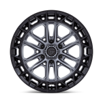 Felga aluminiowa FC874 CELSIUS Matte Gunmetal W/ Matte Black Lip FUEL - 3