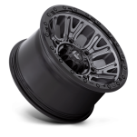 Felga aluminiowa D825 Traction Matte Gunmetal W/ Black Ring Fuel - 2