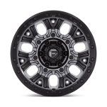 Felga aluminiowa D825 Traction Matte Gunmetal W/ Black Ring Fuel - 3
