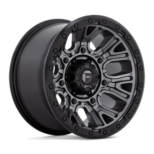 Felga aluminiowa D825 Traction Matte Gunmetal W/ Black Ring Fuel