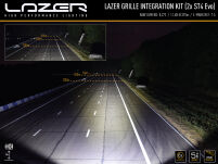 Zestaw dwóch lamp LAZER ST4 Evolution z systemem montażu w fabrycznym grillu - Toyota Hilux Dakar/Invincible (2018 -) - 7
