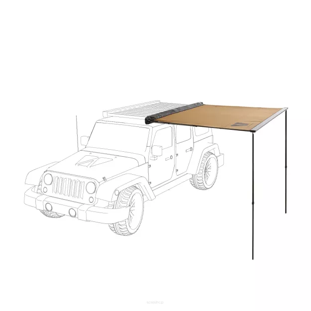 Markiza zadaszenie 200 cm VICKYWOOD Piaskowa