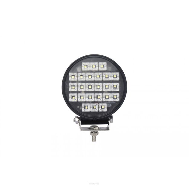 Lampa robocza 24x LED okrągła z włącznikiem