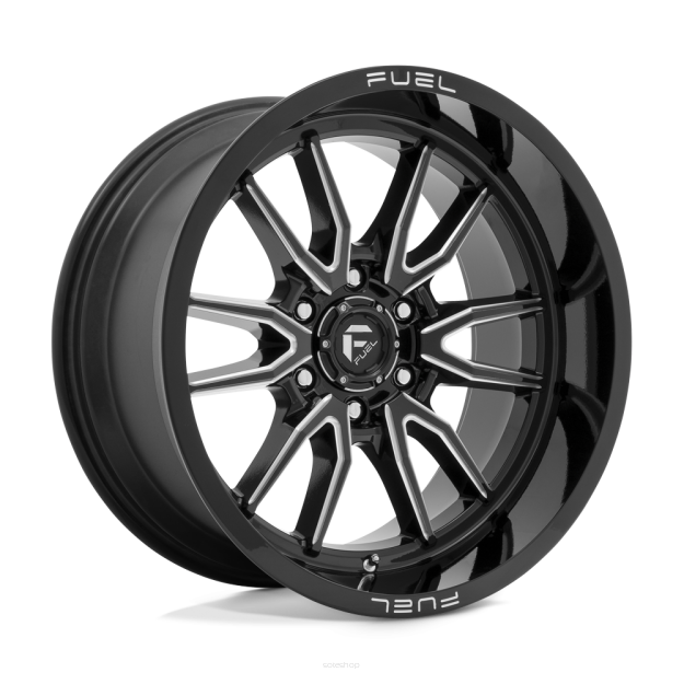 Felga aluminiowa D761 CLASH Gloss Black Milled FUEL