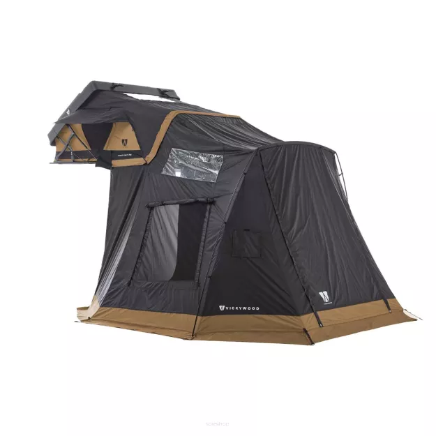 OFERTA SPECJALNA Namiot dachowy Mighty Oak Light 165 + Aneks / Grafitowo - Żółty