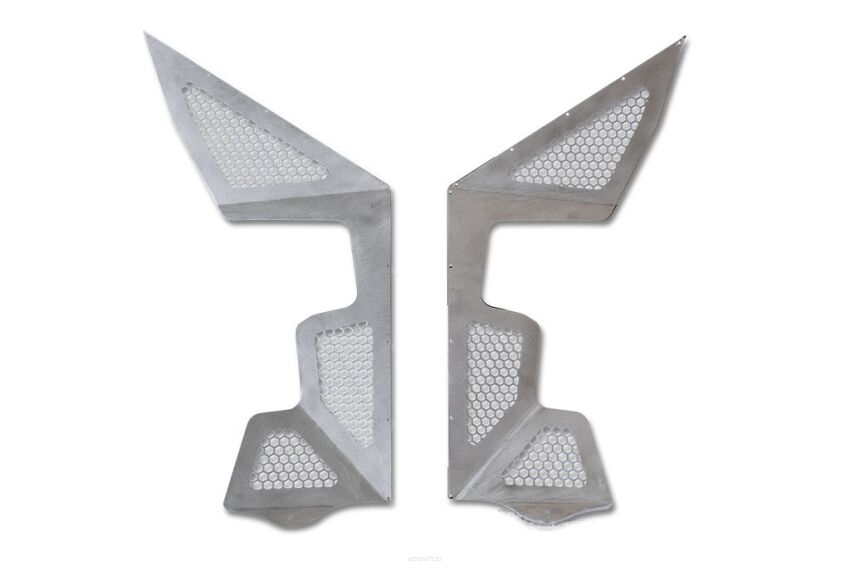 Osłony wewnętrzne błotników wentylowane POISON SPYDER - Jeep Wrangler TJ