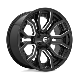 Felga aluminiowa D711 RAGE Gloss Black Milled FUEL