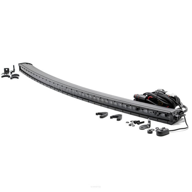 LISTWA LED CREE 127CM ZAKRZYWIONA JEDEN RZĄD BLACK SERIES - ROUGH COUNTRY