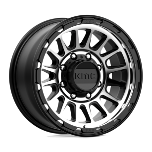 Felga aluminiowa KM542 IMPACT Satin Black Machined KMC