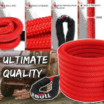 X-BULL LINA KINETYCZNA 4X4 KINETYK OFFROAD 24000LBS 22mm L6m 11 TON 100% NYLON - 5