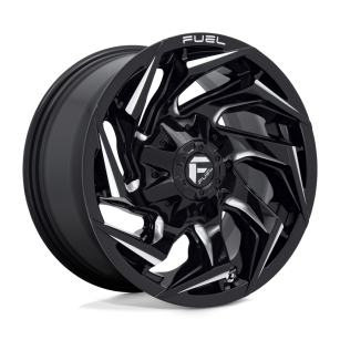 Felga aluminiowa D753 REACTION Gloss Black Milled FUEL