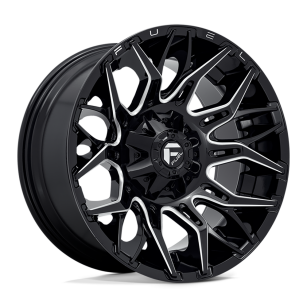 Felga aluminiowa D769 Twitch Glossy Black Milled Fuel